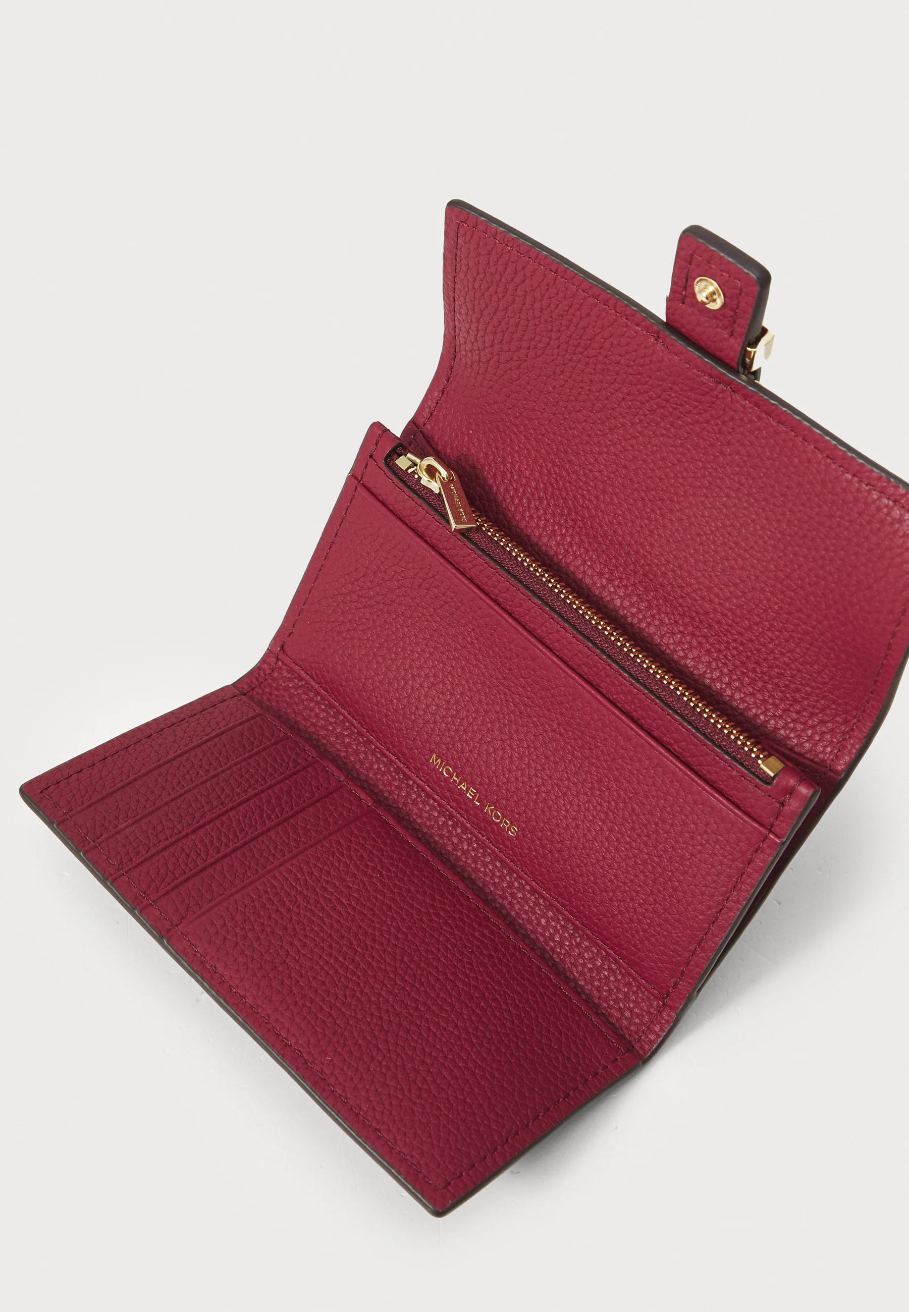 MICHAEL Michael Kors NOLITA FLAP TRIFOLD WALLET - Geldbörse - mulberry