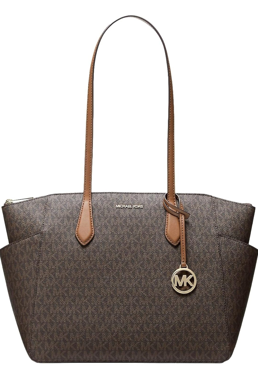 MICHAEL KORS
Women's Marilyn Medium Signature Logo Tote Bag in Brown 35F5G6AT2B