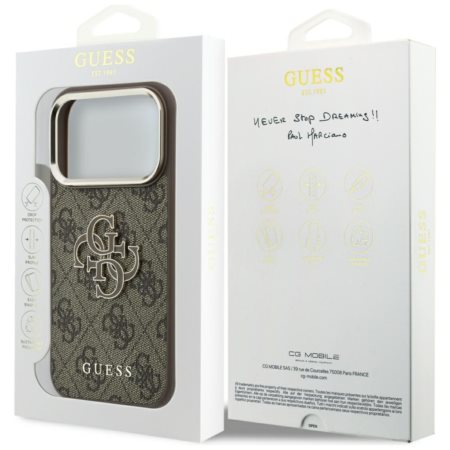 Guess 4G Groß 4G Klassiker logo Hülle für iPhone 18 pro Max /17 Pro Max