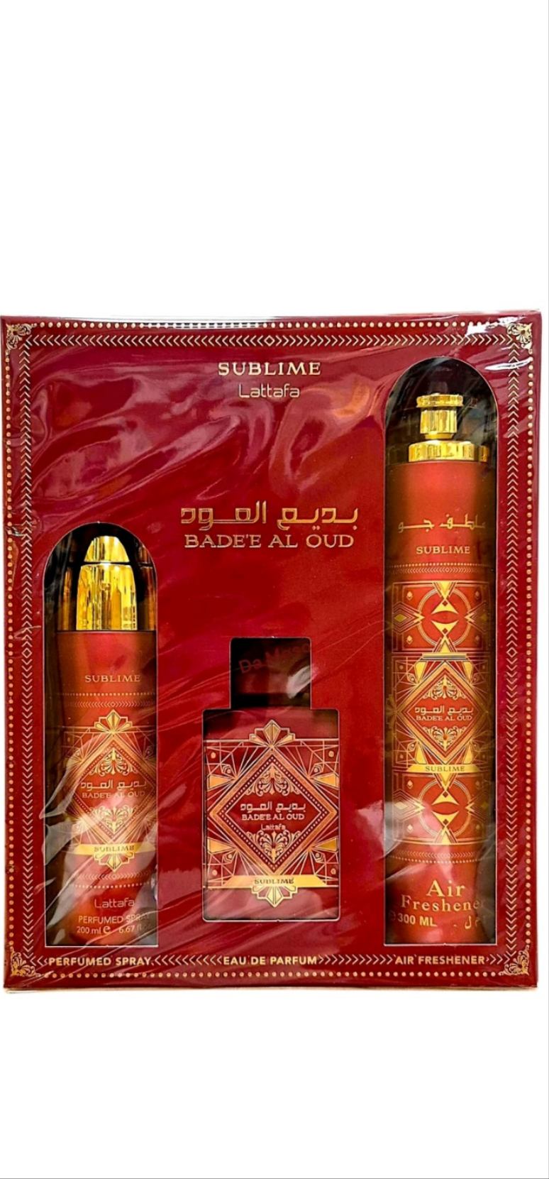 Lataffa Sublime Bade`e Al Oud Geschenk Eau de Parfum Set (200ml-100ml-300ml)