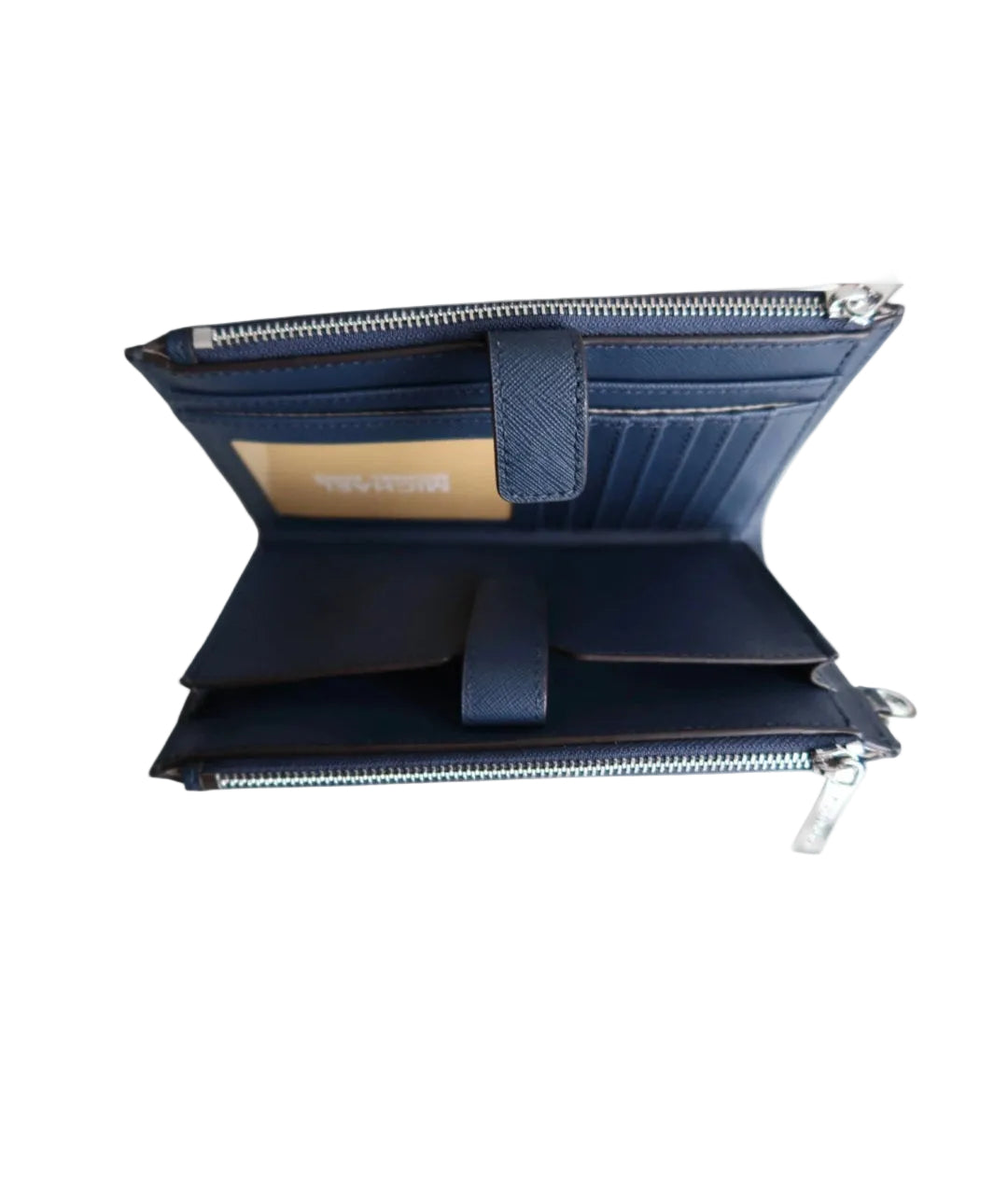 Michael Kors JET Set Travel Double Zip Gelbörse navy