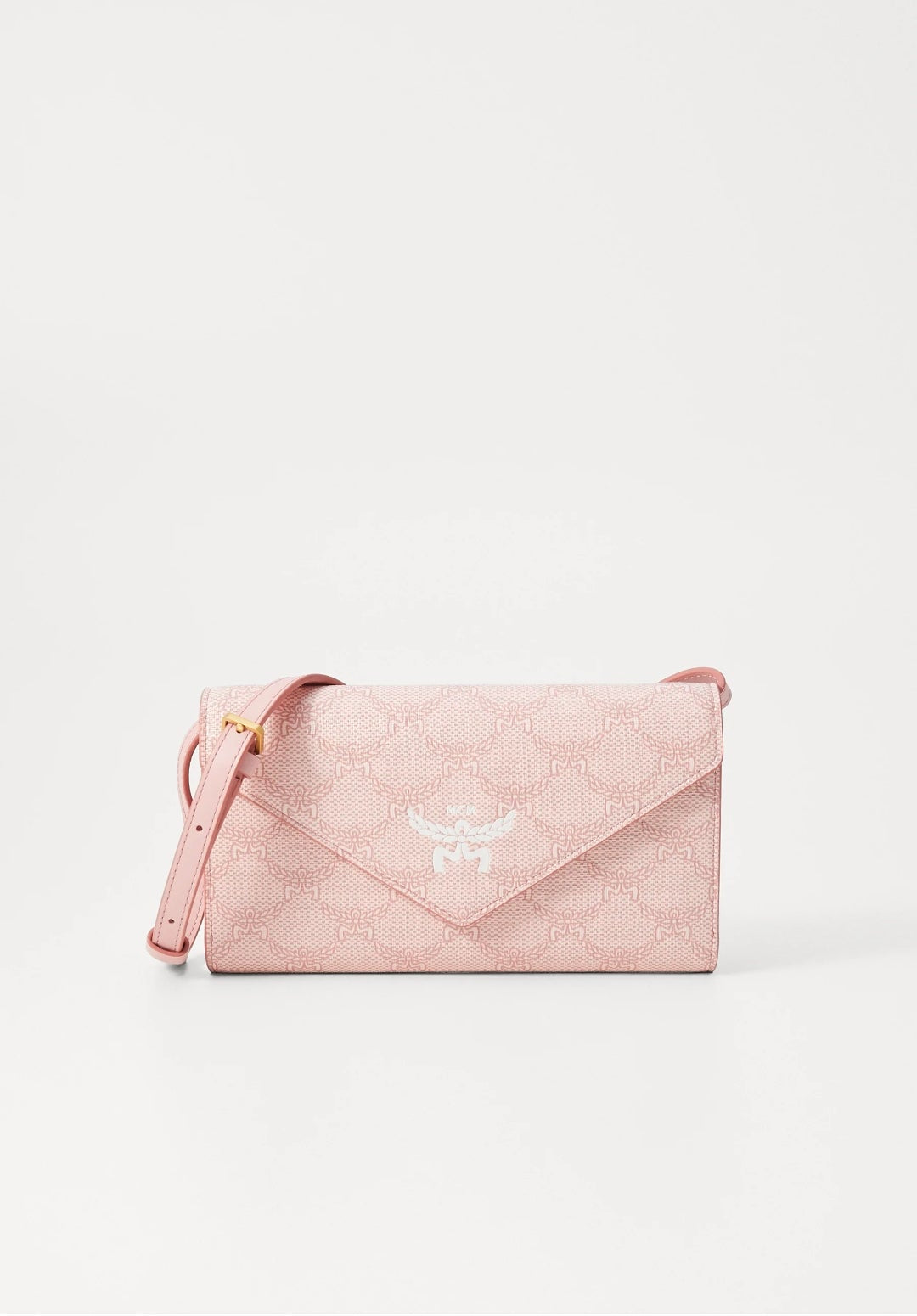 MCM Himmel Lauretos Wallet Himmel on Chain Gelbörse Silver Pink
