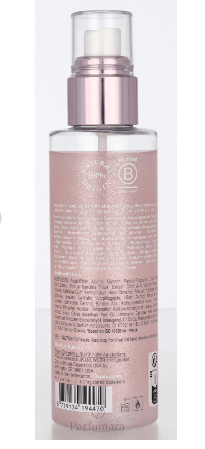 The Ritual of Sakura Shimmering Body Spray 150 ml