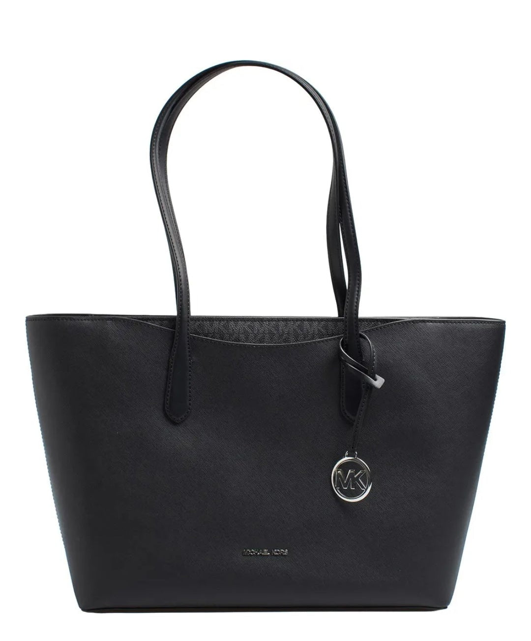 Michael Kors Arden Large Pebbled Leather Tote Bag Black / Schwarz