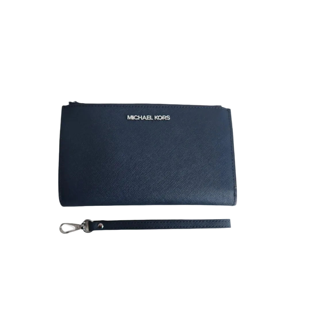 Michael Kors JET Set Travel Double Zip Gelbörse navy