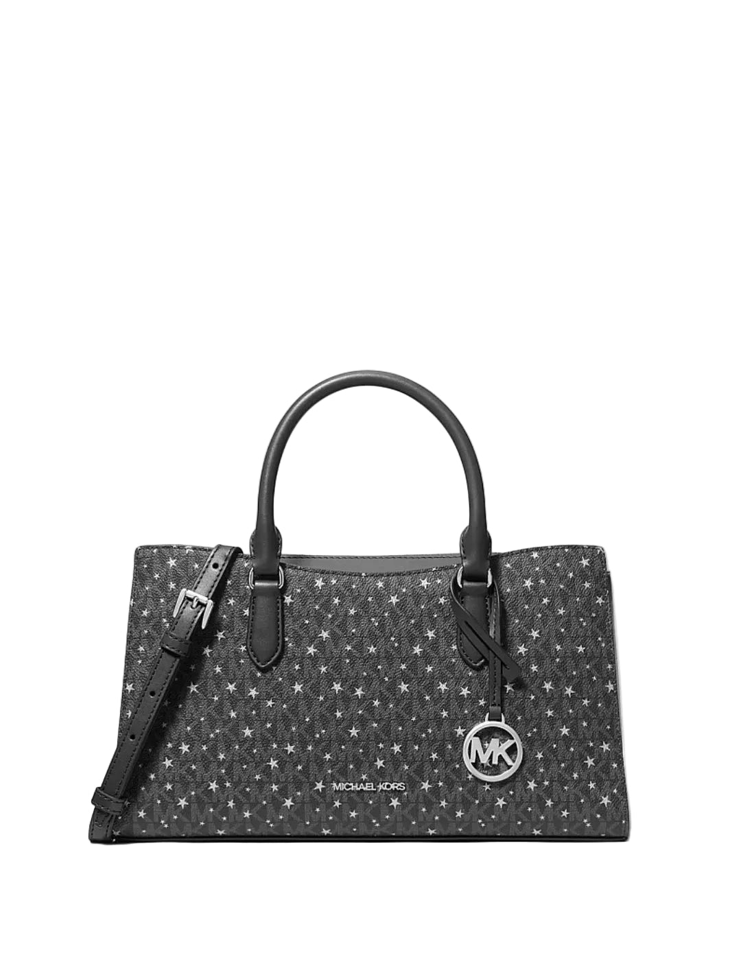 Michael Kors Arden Medium Printed Signature Logo Satchel