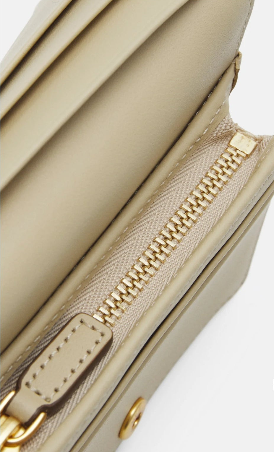 Mcm Tracy sall Wallet mini Geldbörse Beige