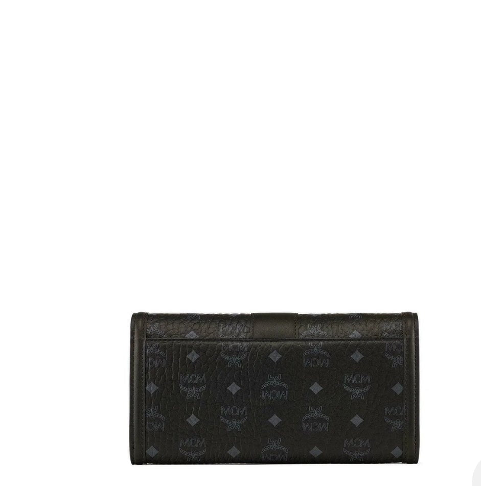 MCM Tracy Chain Wallet Black