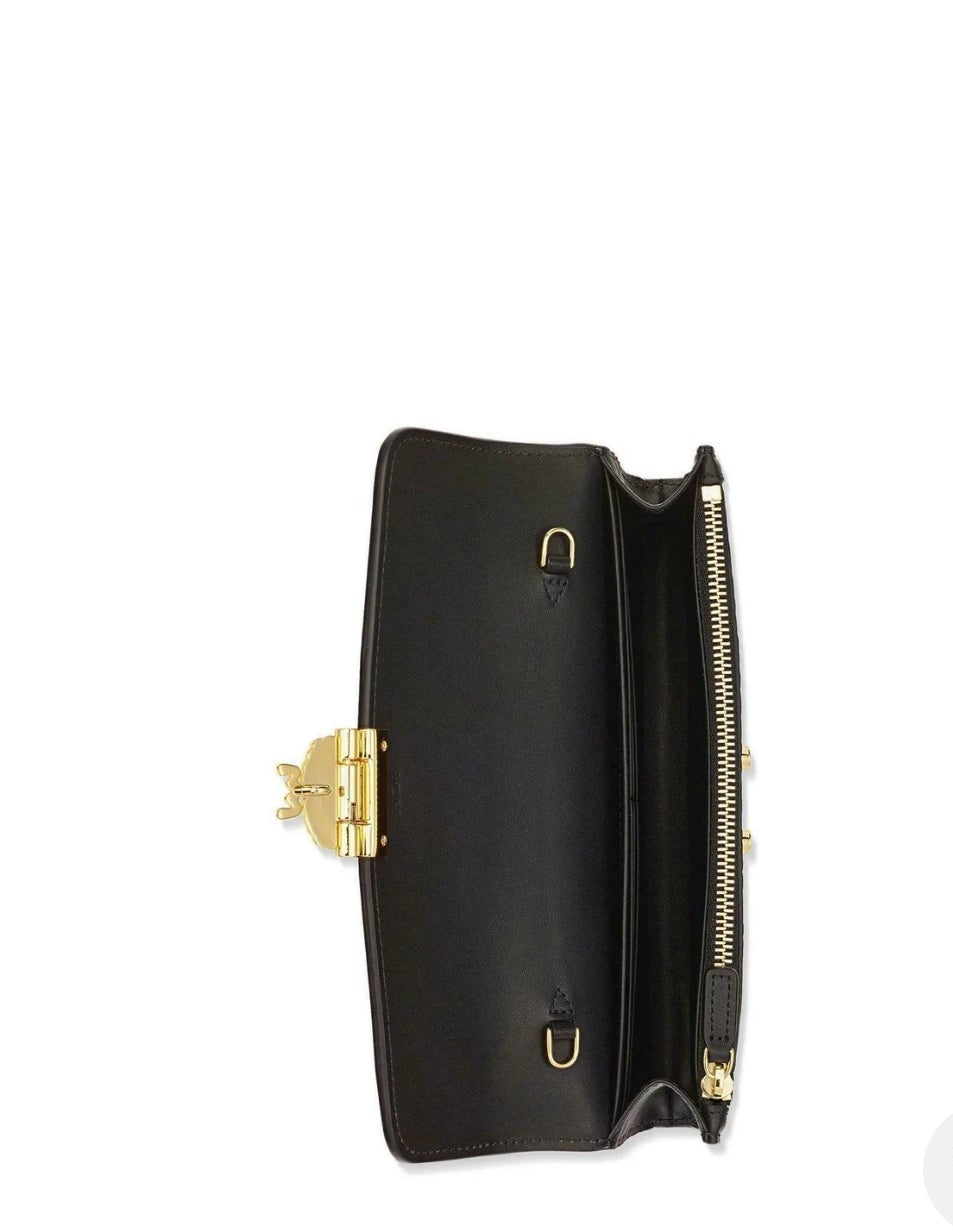 MCM Tracy Chain Wallet Black