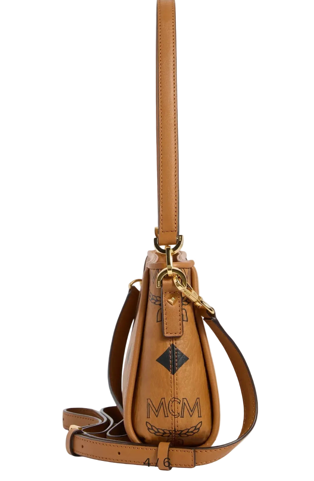 MCM Aren Monogram Shoulder Bag