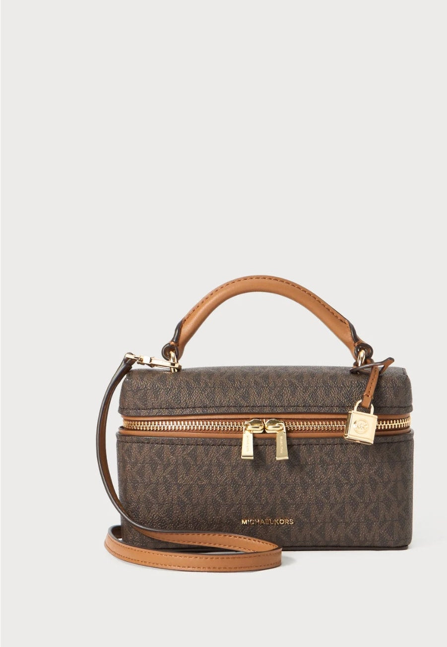 Michael Kors Wandelbare Umhängetasche Jana Extra-Small mit Signature-Logomuster
