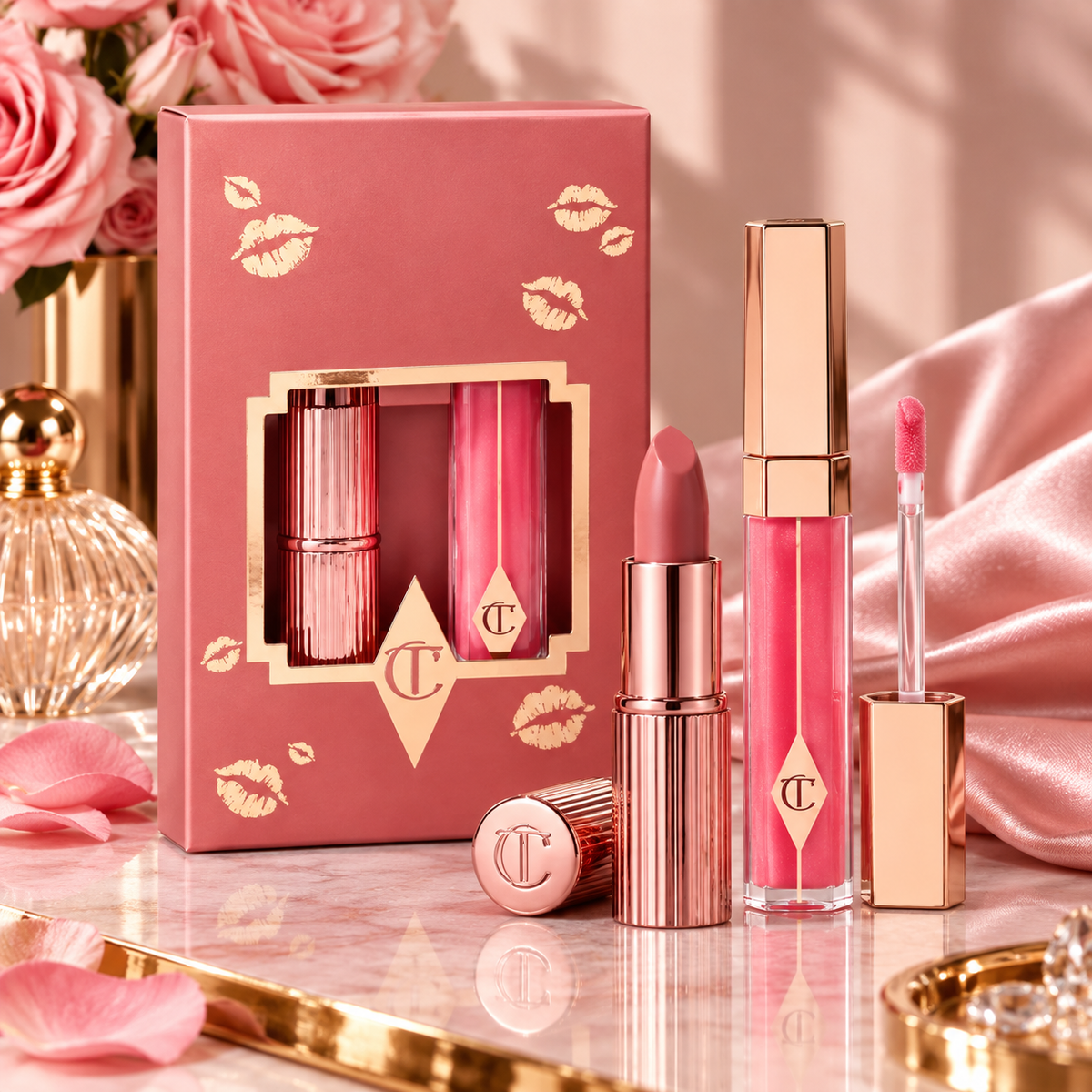 Charlotte Tilbury ICON BABY GLOSS & LIPSTICK DUO 3,5ml+1,5gr