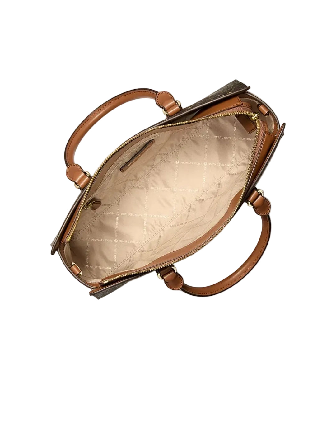 Michael Kors Arden Medium Printed Signature Logo Satchel