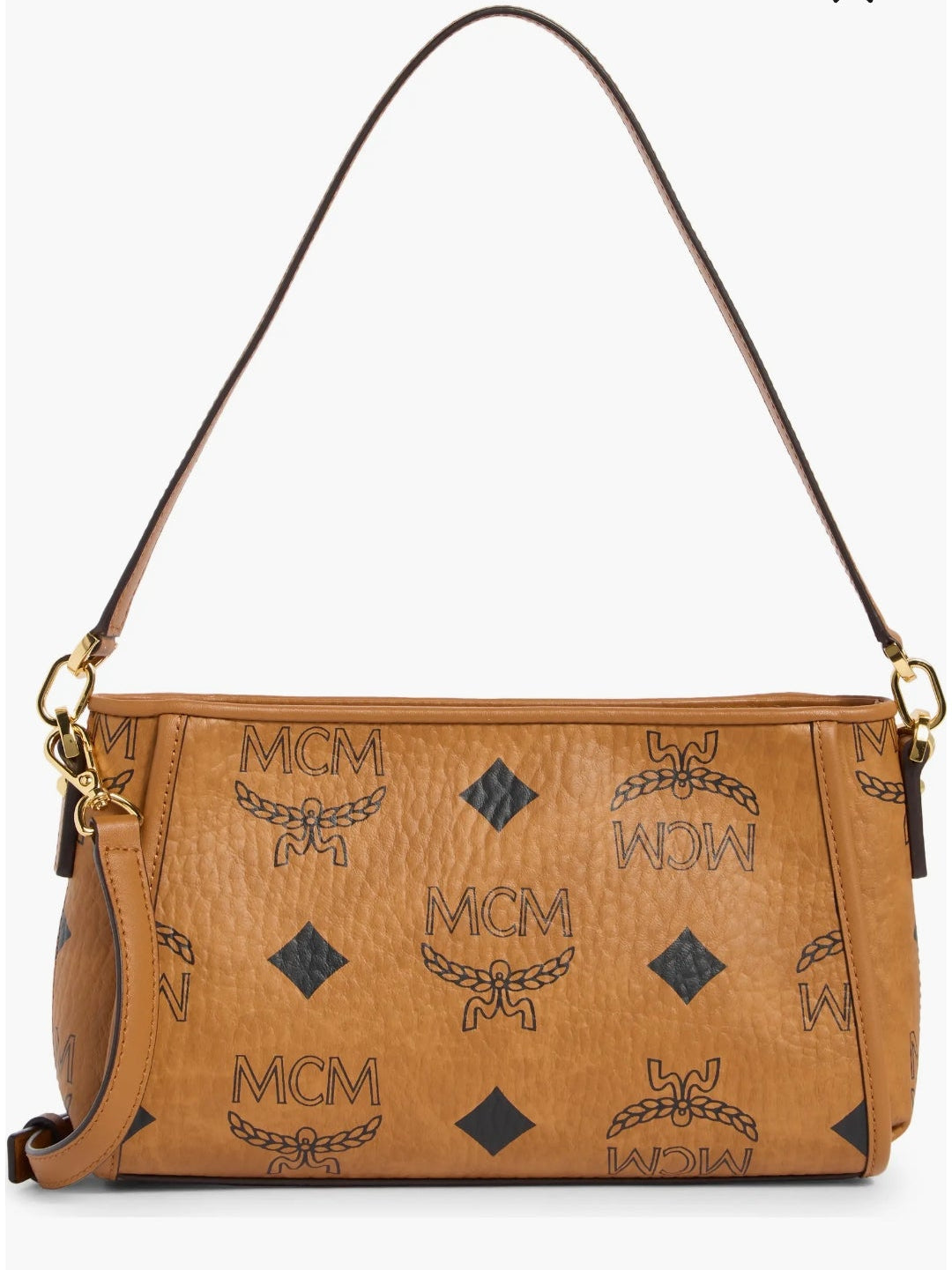 MCM Aren Monogram Shoulder Bag