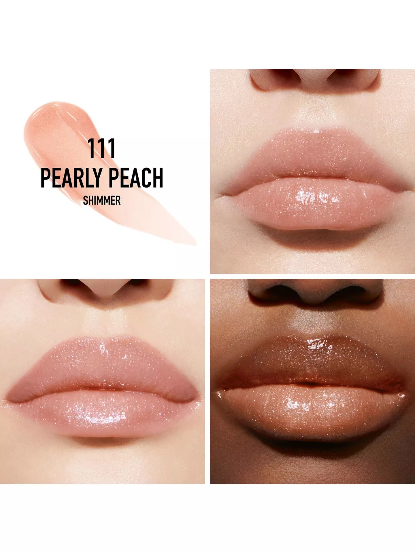 Dior ADDICT LIP Maximizer  Pearly Peach 111