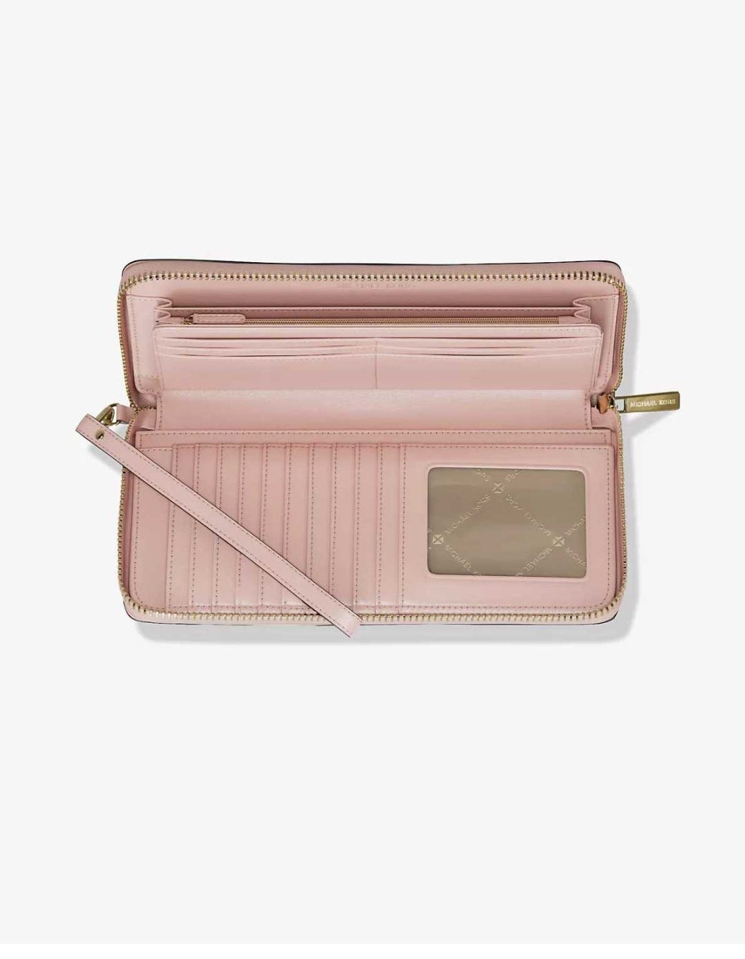 Michael Kors  powder Blush jet set travel Gelbörse mit Logo