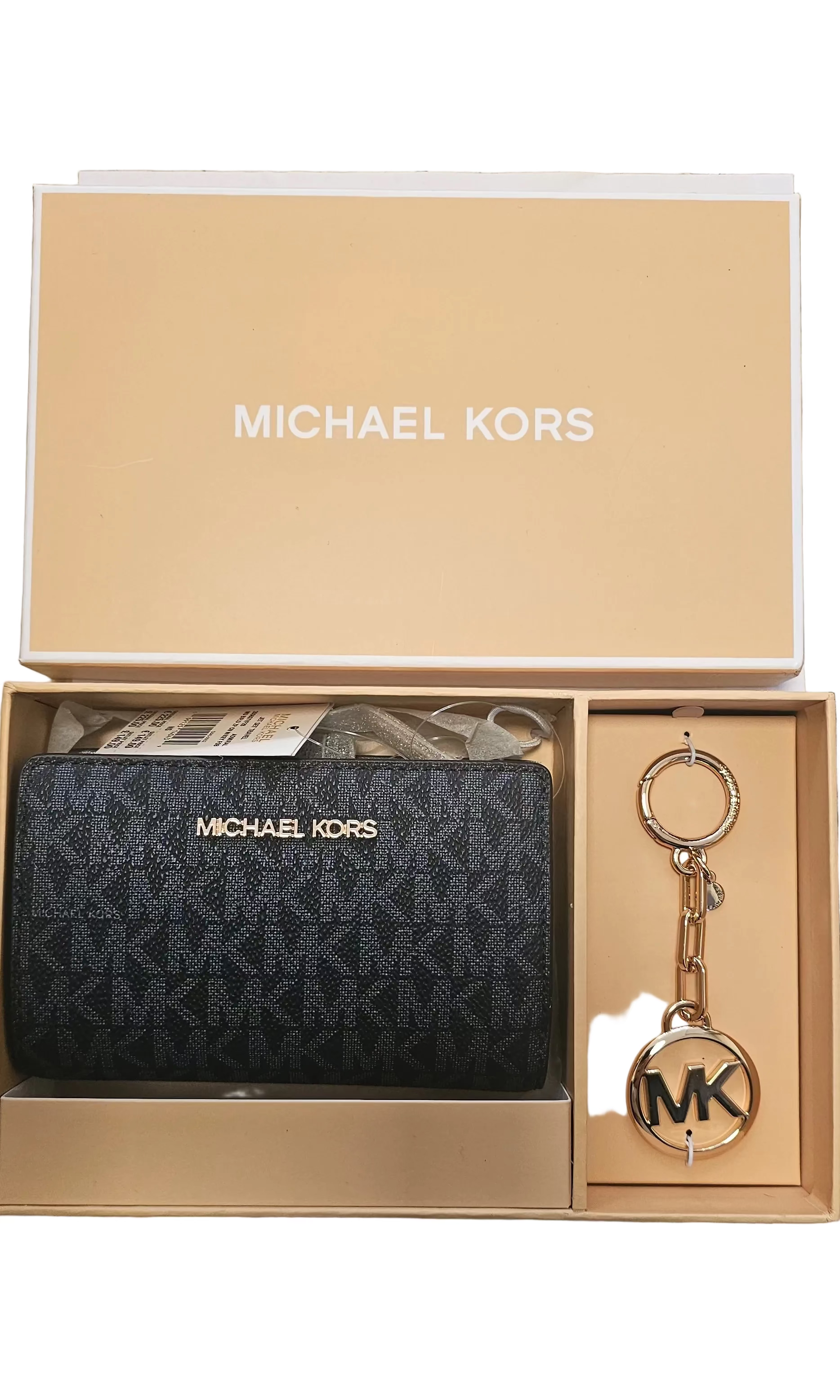 Michael Kors Set Portmonee und Schlüsselanhänger im Geschenkbox