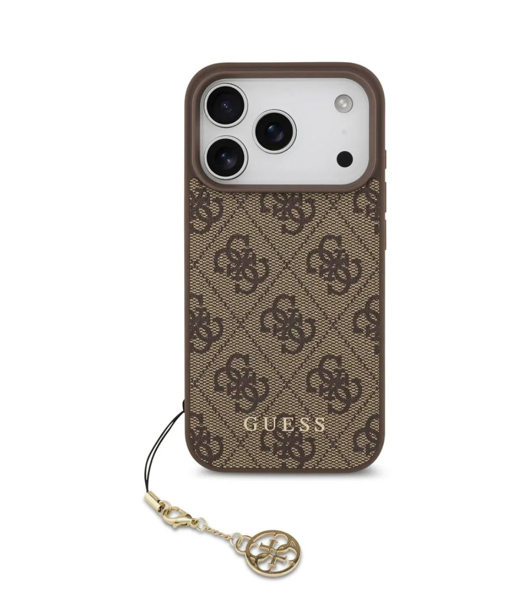 Guess 4g Charms Collection Magsafe Iphone 17 Pro Handyhülle Braun Braun One Size