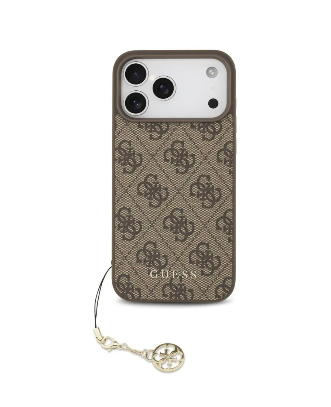 Guess 4g Charms Collection Magsafe Iphone 17 Pro Handyhülle Braun Braun One Size