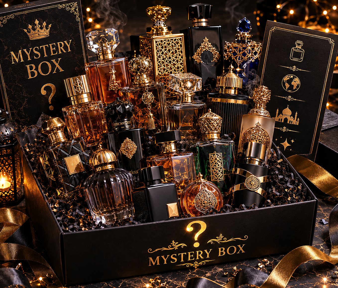 Parfum Retourenbox Unterschiedliche Nische Parfums und Arabische zufallsprinzip