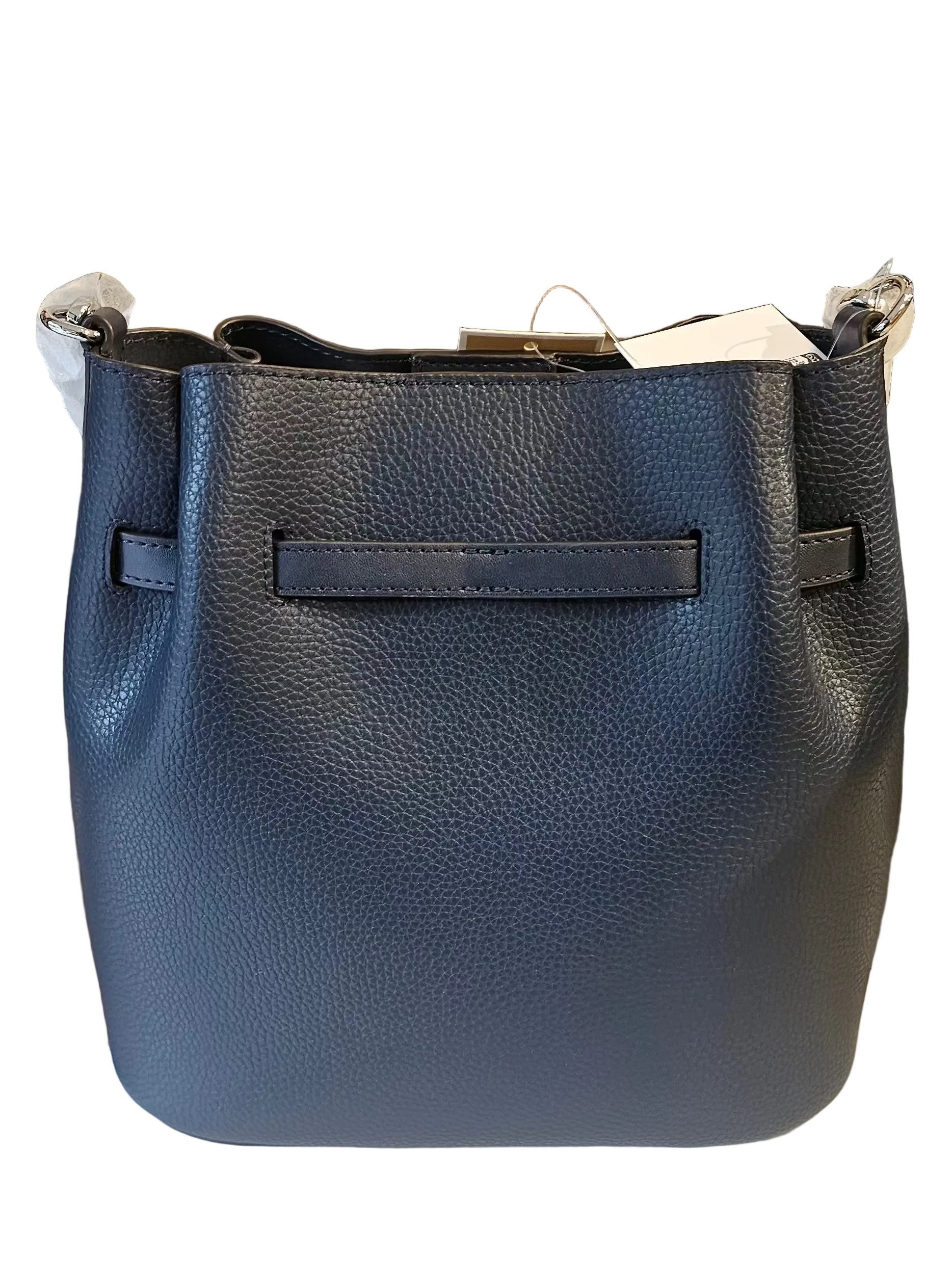 Michael Kors Carson Navy  leather Beuteltasche crossbody Medium