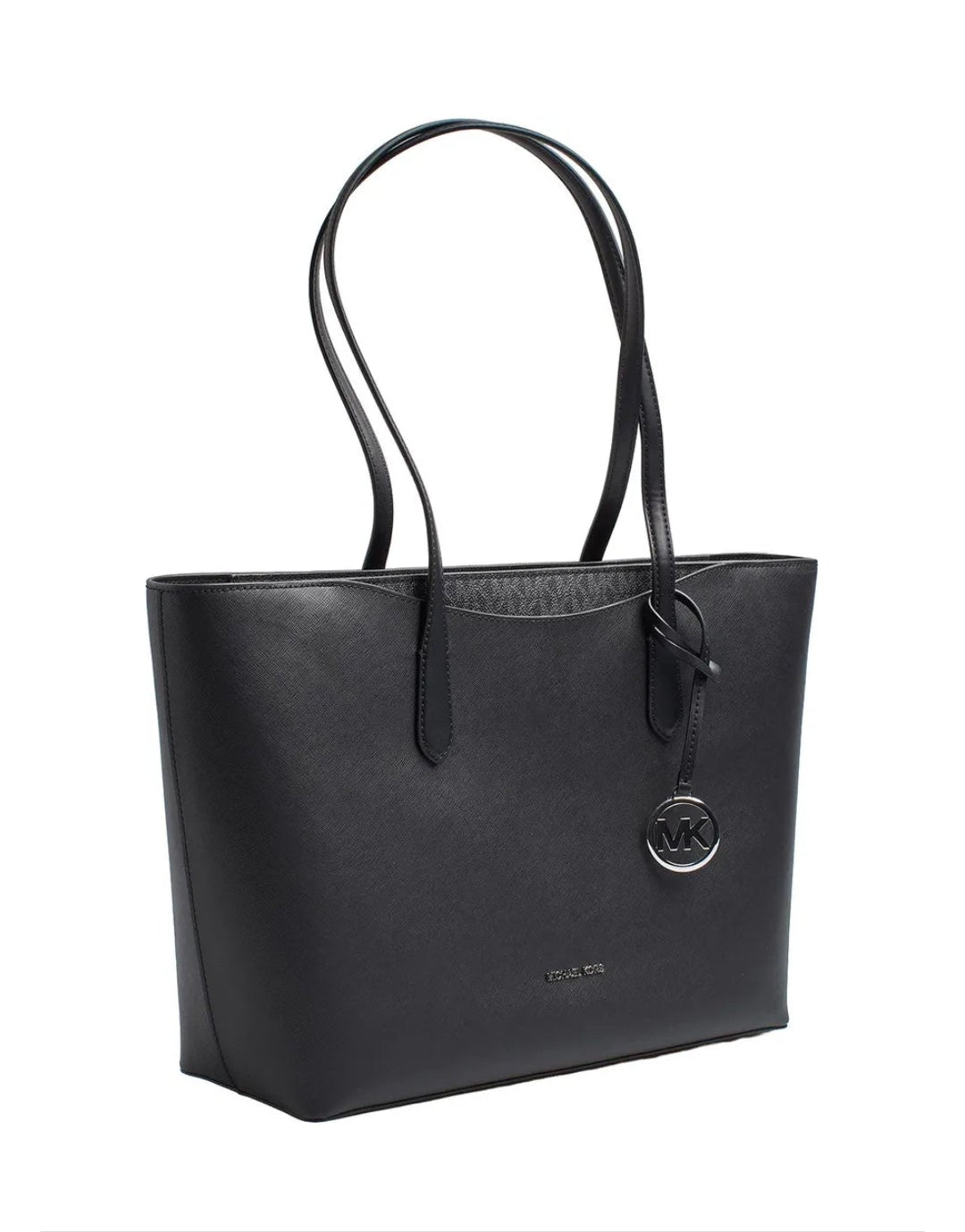 Michael Kors Arden Large Pebbled Leather Tote Bag Black / Schwarz