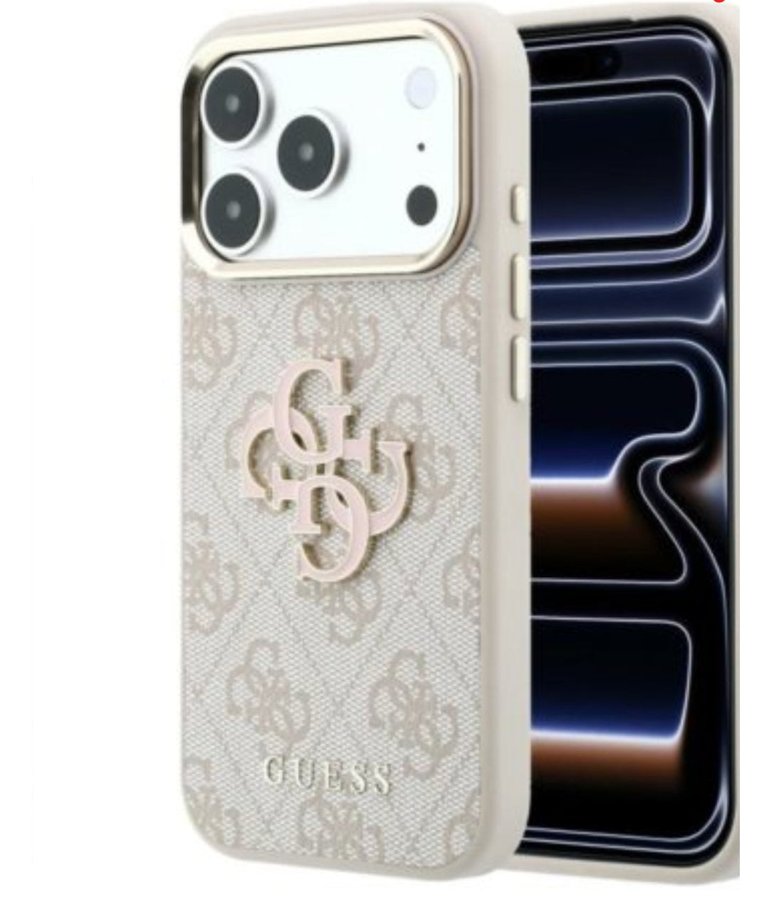 Guess 4G & Big Resin Logo Handyhülle  18 Pro Max / 17 Pro Max iPhone