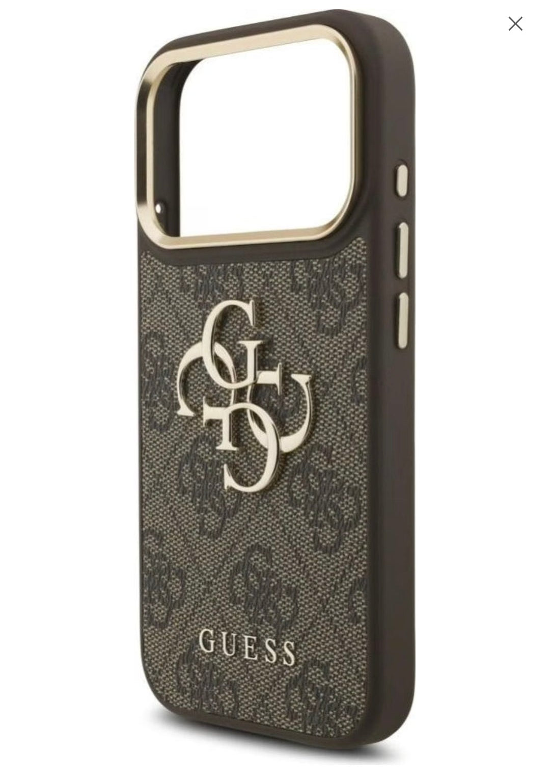Guess - Big 4G Classic Logo with Big Strap  crossbody strap Metal Buttons (GUHCP17LP4G4BCSW) - iPhone 17 Pro - Brown