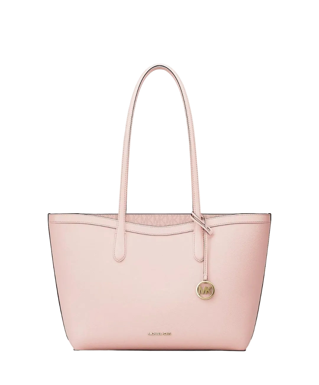 Michael Kors Arden Large Pebbled Leather Tote Bag Powder Blush