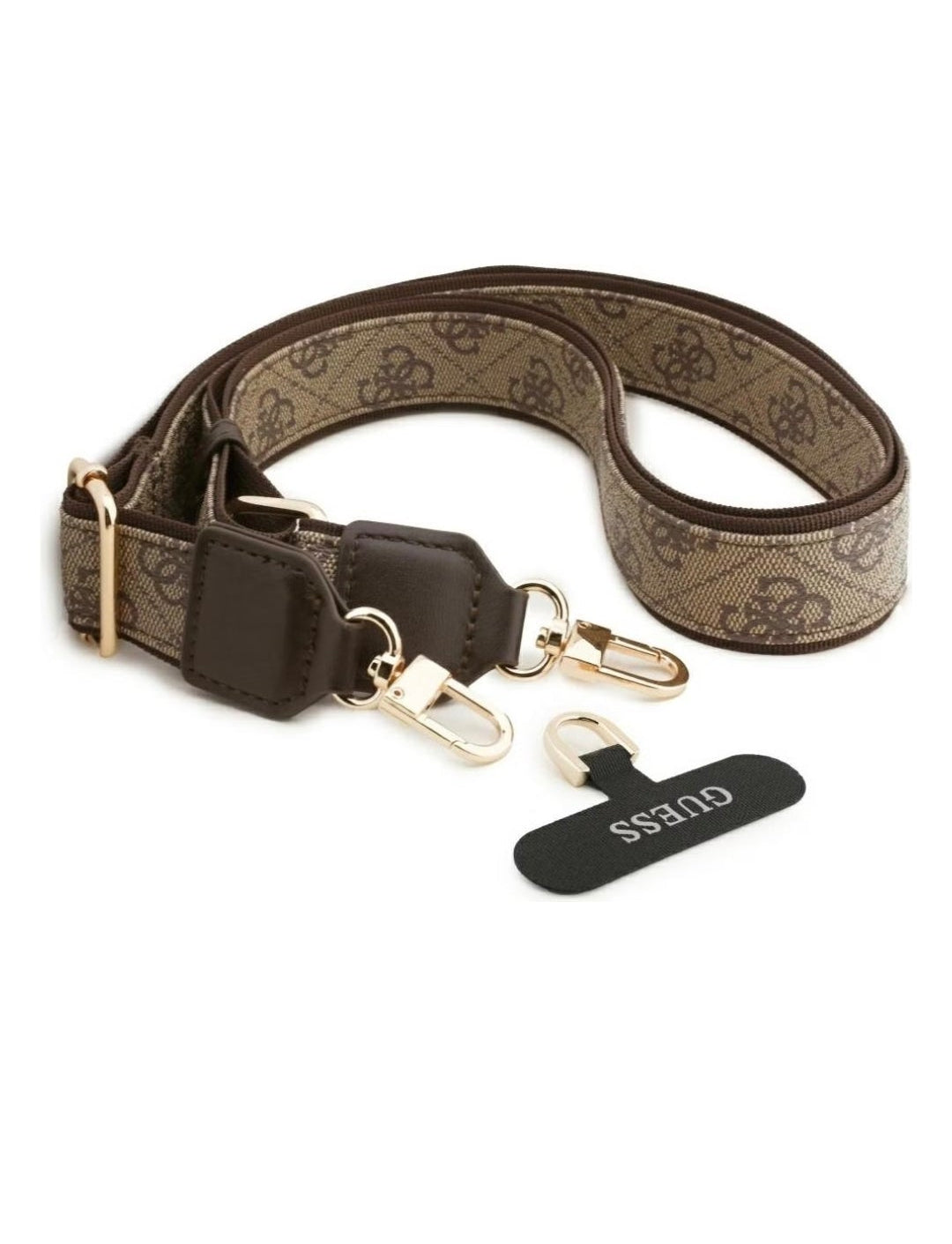 Guess - Big 4G Classic Logo with Big Strap  crossbody strap Metal Buttons (GUHCP17LP4G4BCSW) - iPhone 17 Pro - Brown