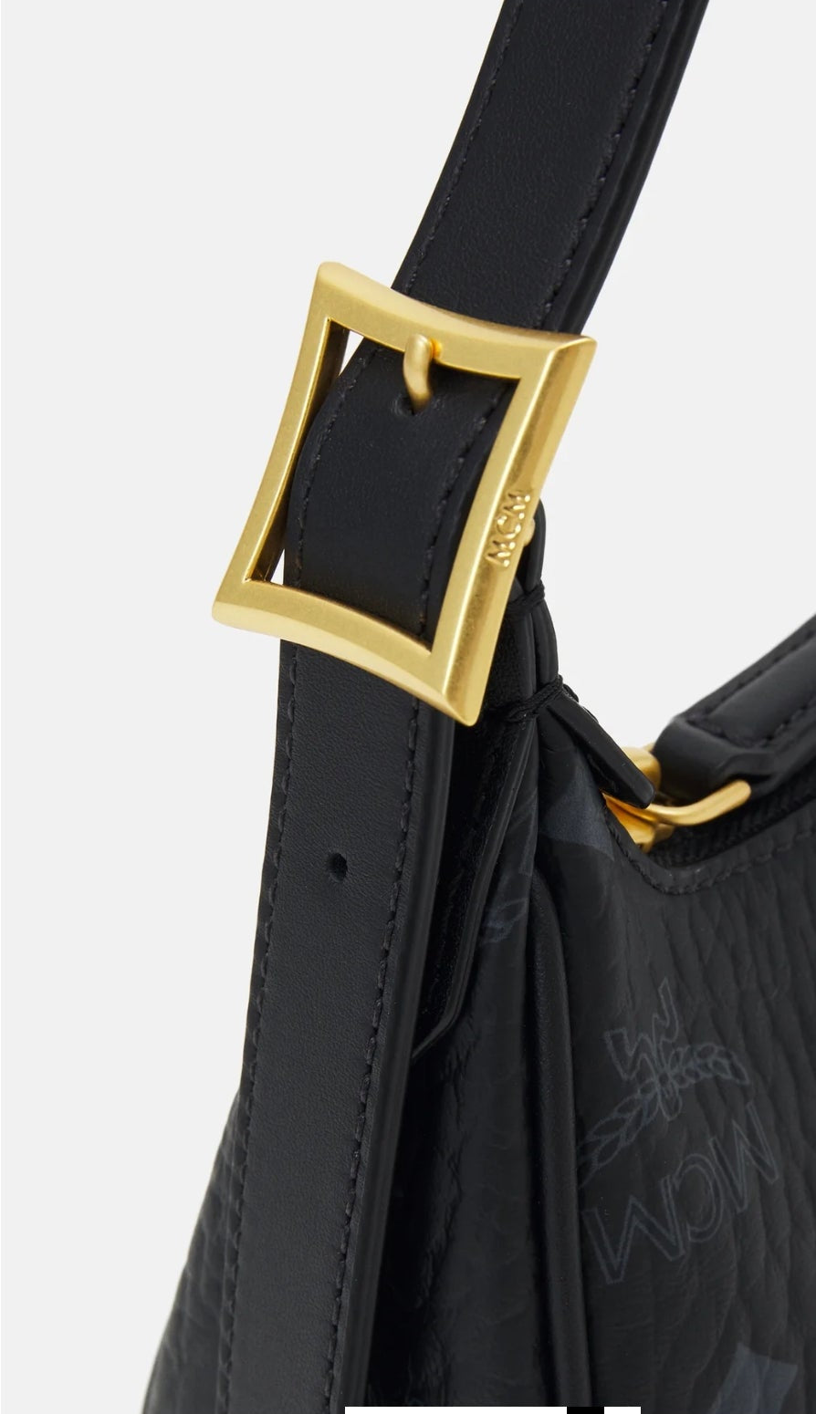 Mcm Aren Shoulder Bag Schwarz