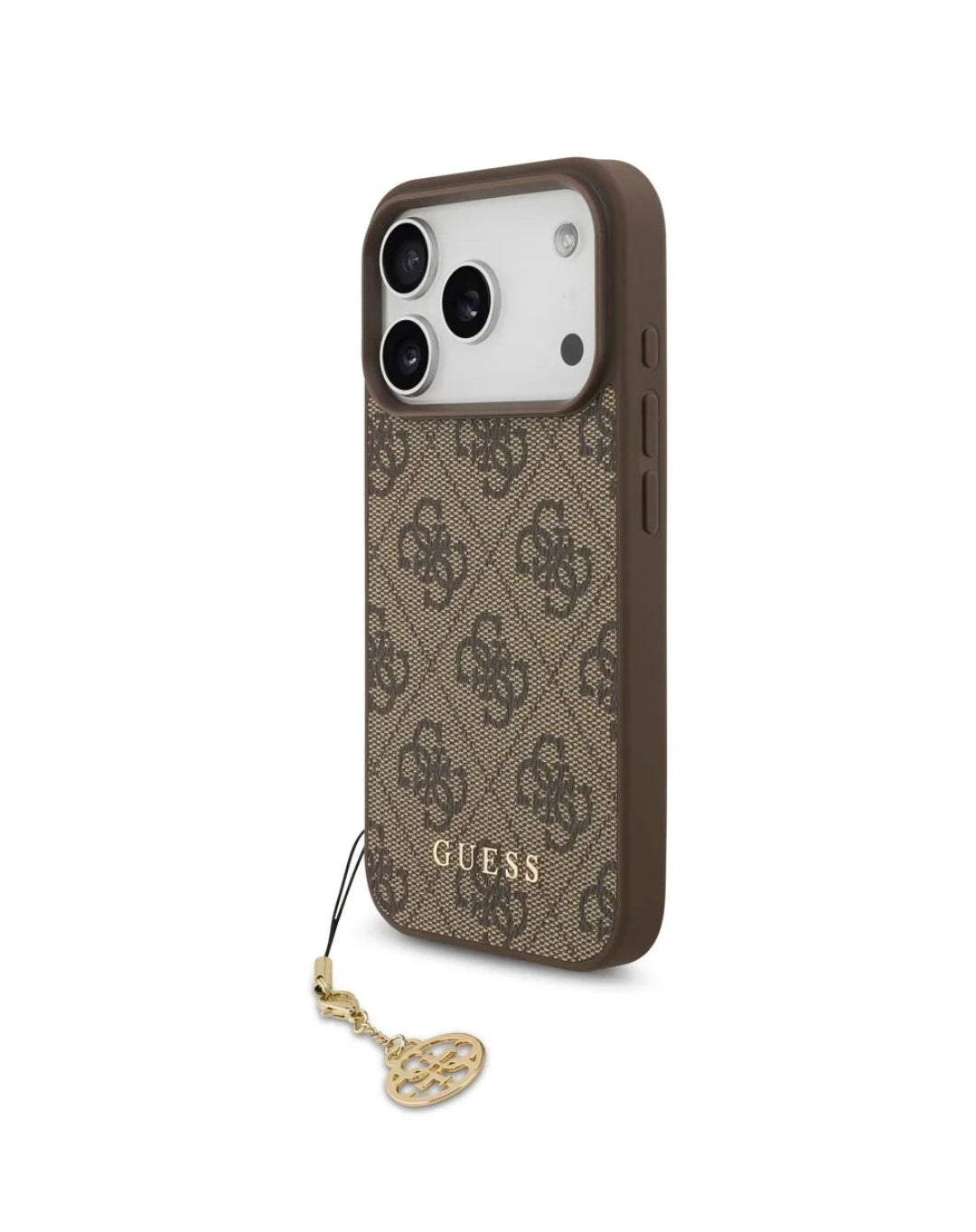 Guess 4g Charms Collection Magsafe Iphone 17 Pro Handyhülle Braun Braun One Size