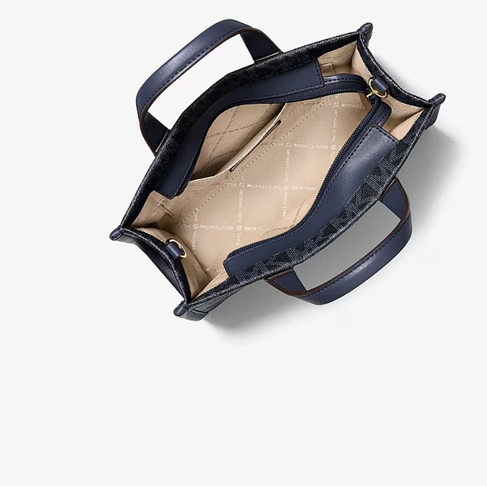 Michael Kors Messenger-Tasche Gigi Small mit Signature-Logomuster Admiral