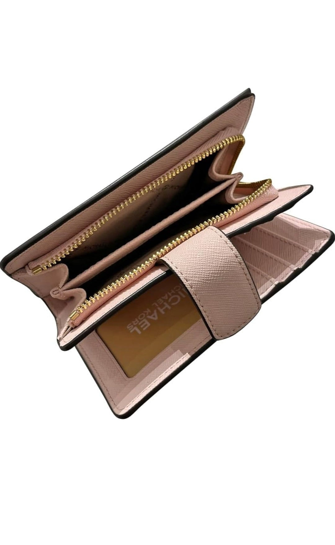 Michael Kors geldbörse Powder Blush / Rose Poudre Jet Set Travel