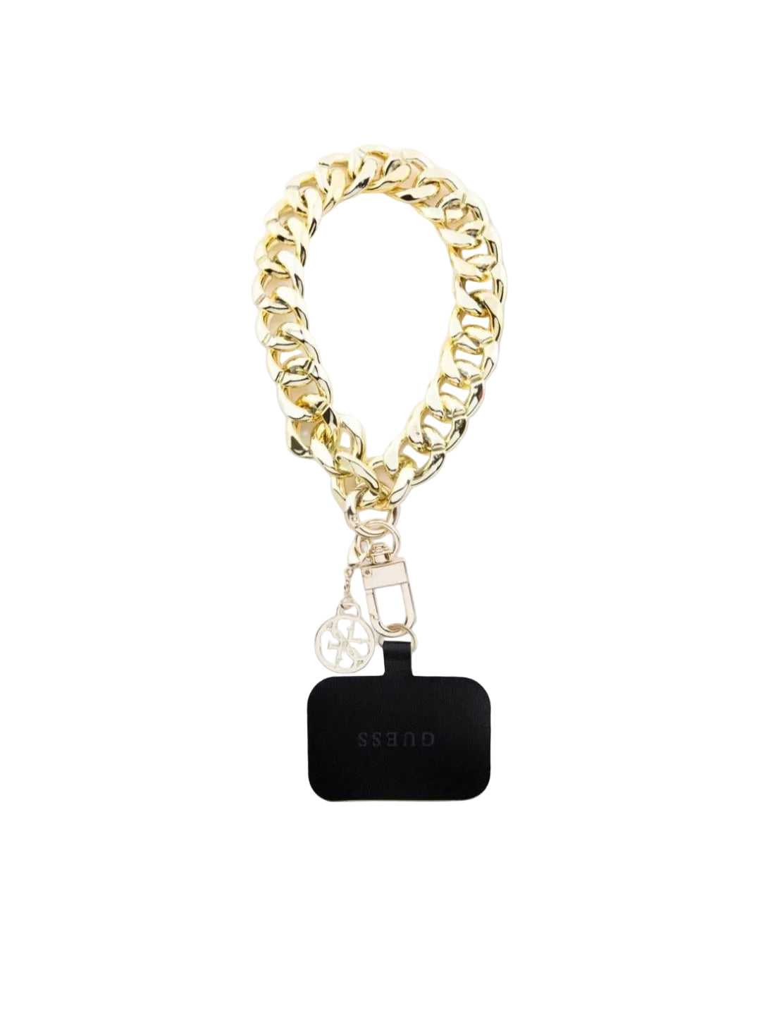Guess, Handschlaufe Smartphone mit 4G Anhänger und Karabiner, Gold
