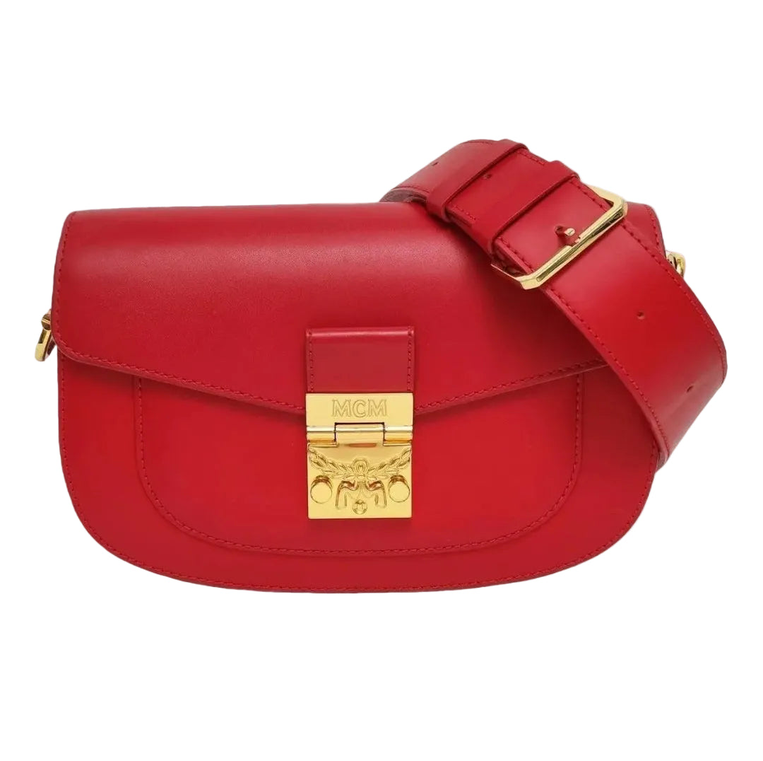 Mcm Shoulder Crossbody Red