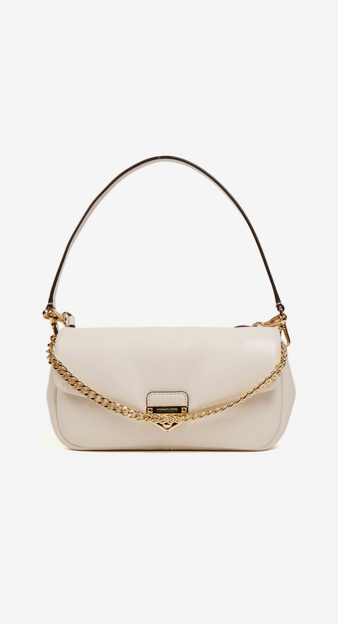 Michael Kors Soho Cony Pouchette Light Cream