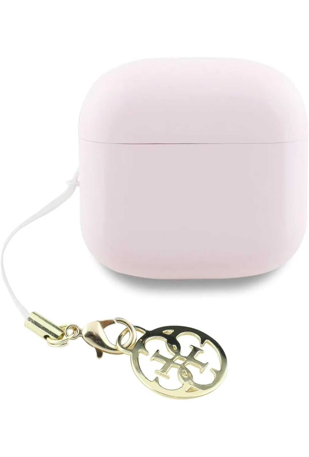 Guess Charm TWS Wireless Headphones with Gloss Effect & Classic Logo Print - Pink